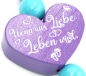 Mobile Preview: Schnullerkette mit Namen - Wenn aus Liebe, Leben wird... "Marie"